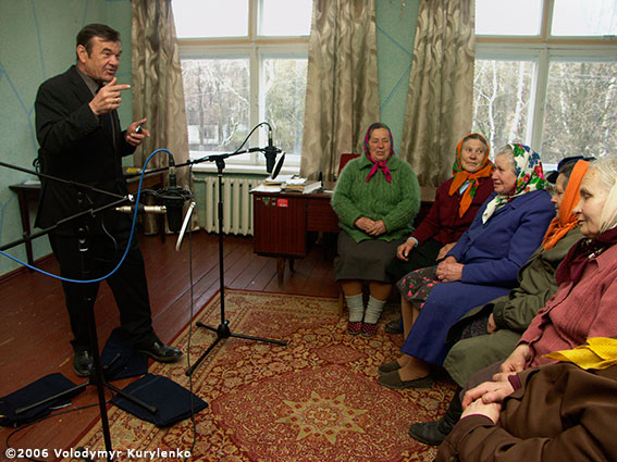 Mutyn village. Women folk choir. Krolevets region, Ukraine