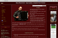 Borys Myronchuk - bayan player, composer from Ukraine